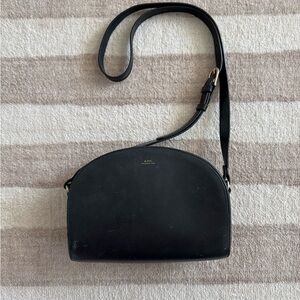 A.P.C. Black Demi-Lune Bag